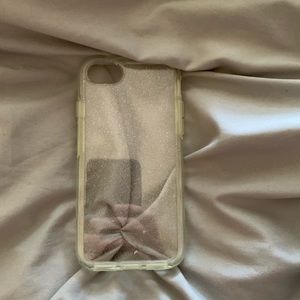 Glitter clear otterbox case for iPhone 7/8